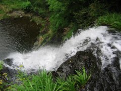千岛湖上西村瀑布